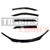 Bonnet Protector & Weathershields Window Visors For Toyota Hilux Space Cab 2021 Onwards